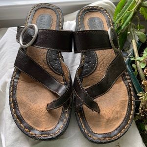 💫Slip -on Leather Sandals💫